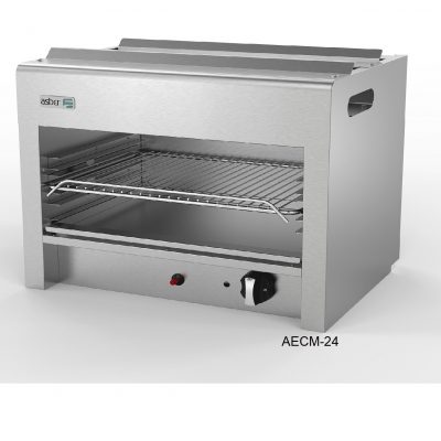 Cheese melter a gas asber