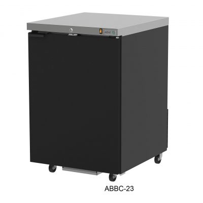 Refrigerador contrabarra en vinyl negro asber r290