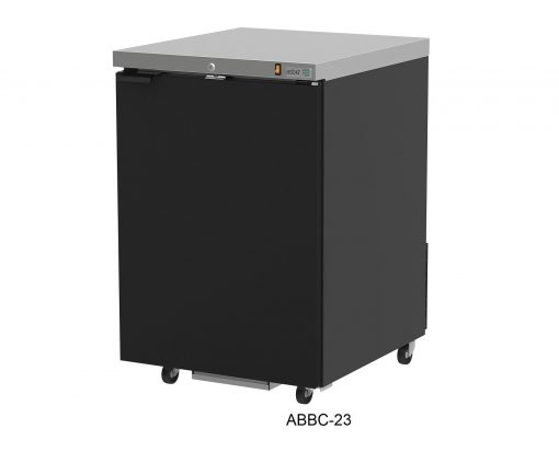 Refrigerador contrabarra en vinyl negro asber r290