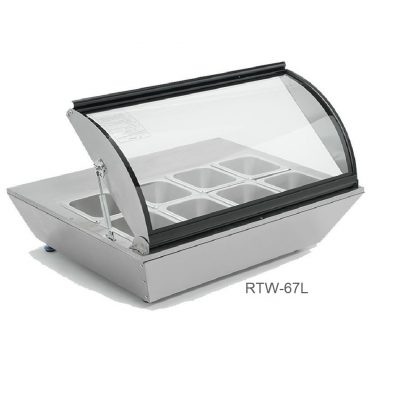 Base refrigerada de 8 insertos sobre mesa migsa