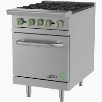 Estufa con horno linea restaurant asber