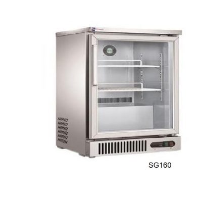 Refrigerador contra barra puertas de cristal migsa