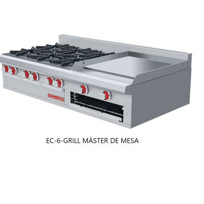 Estufa ec-6-grill master de mesa coriat