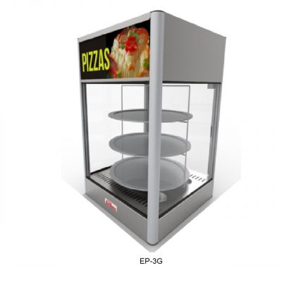 Exhibidor vitrina pizzera delibox