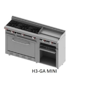 Estufa comercial h3-ga mini delta