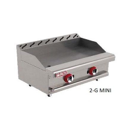 Plancha 2-g linea mini delta