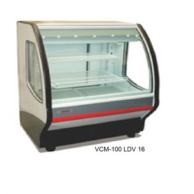 Vitrina cristal curvo esbelta Metalfrio