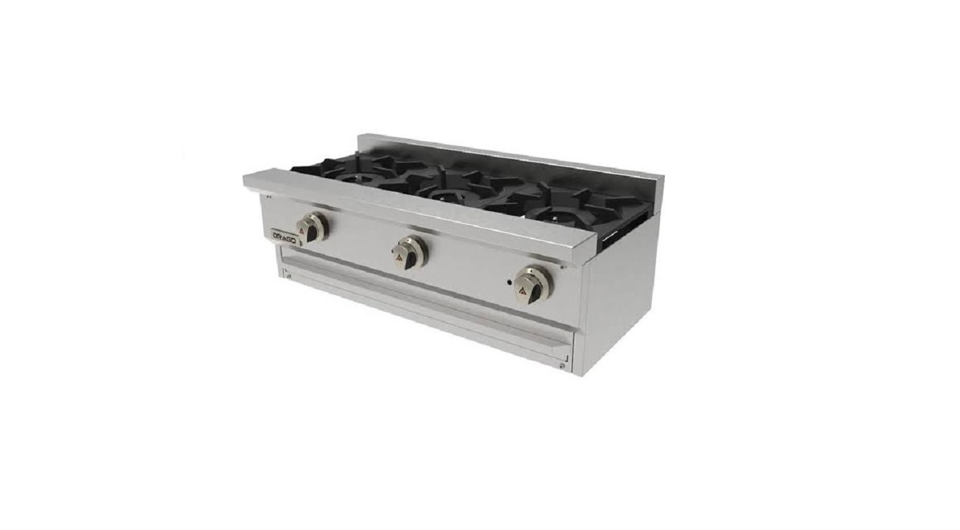 Parrilla de 2 3 y 4 quemadores slim drago - Image 3